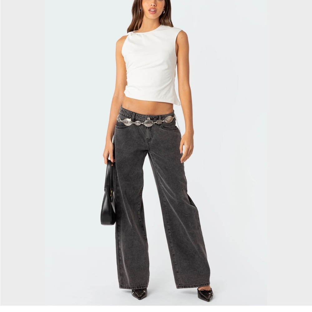 NWT Edikted Low Rise Jeans